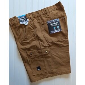 NWT DieHard Duck Canvas Shorts Men's 42 Rust Brown 9.5" Inseam New With Tags